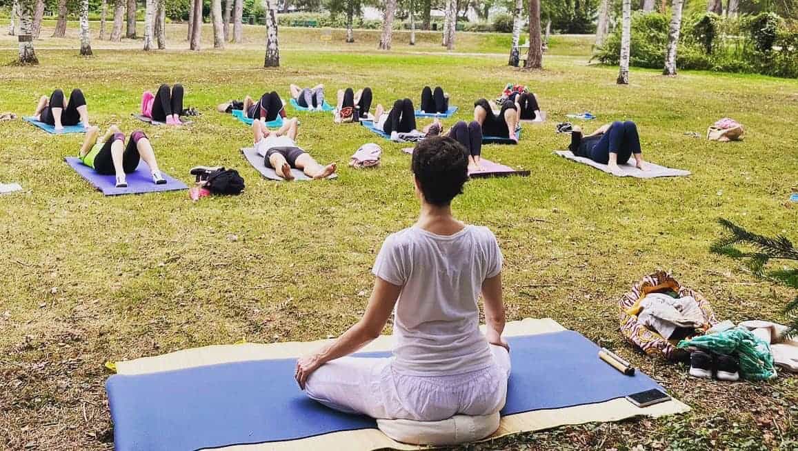 Zoom sur une action : le yoga à Vichy