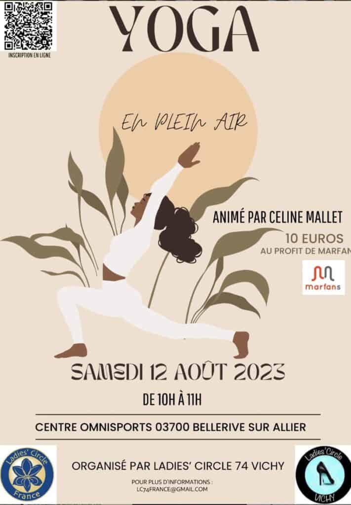 Affiche Yoga à Vichy